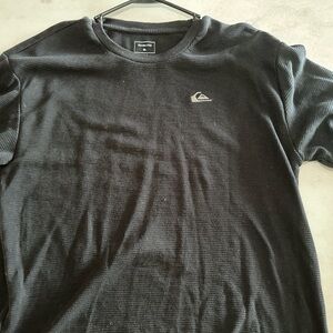 Quiksilver Men's Charcoal Long Sleeve Tee